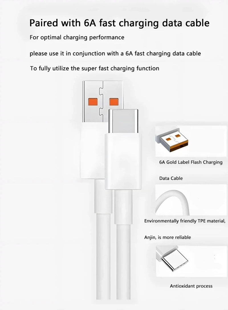 90W Original Charger Turbo Charge Cargador Adapter for Xiaomi 15 Ultra 15 14 Poco X7 Pro F7 Pro F7 F6 Redmi Note 14 Pro+ Pad