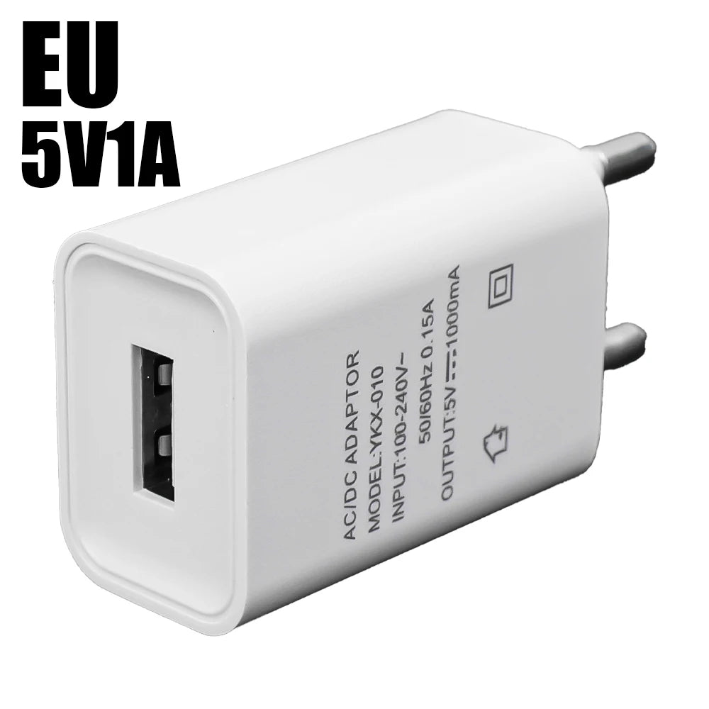 USB Charger 5V 2A Power Adapter Travel Universal Mobile Phone Charger for Iphone Samsung Xiaomi Redmi LG EU/US Wall Charge Plug