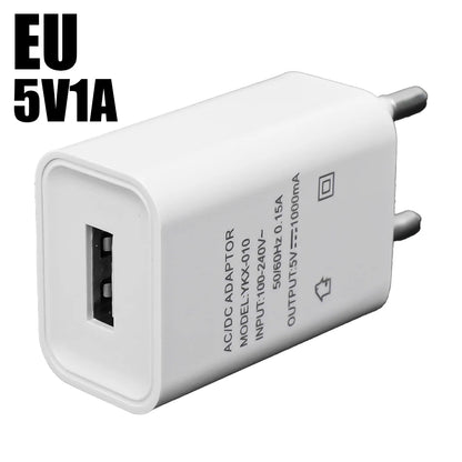 USB Charger 5V 2A Power Adapter Travel Universal Mobile Phone Charger for Iphone Samsung Xiaomi Redmi LG EU/US Wall Charge Plug