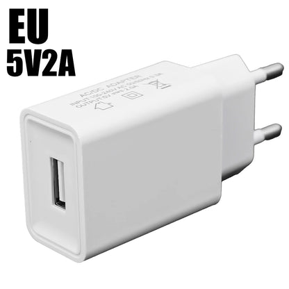 USB Charger 5V 2A Power Adapter Travel Universal Mobile Phone Charger for Iphone Samsung Xiaomi Redmi LG EU/US Wall Charge Plug
