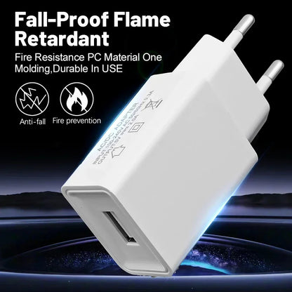 USB Charger 5V 2A Power Adapter Travel Universal Mobile Phone Charger for Iphone Samsung Xiaomi Redmi LG EU/US Wall Charge Plug